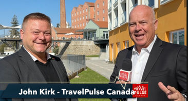 John Kirk with TAP Airlines, Frederic Gossot