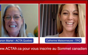 Entrevue (vidéo) avec Manon Martel de l'ACTA Québec