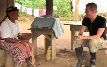 Bonding with a Achuar Shaman
