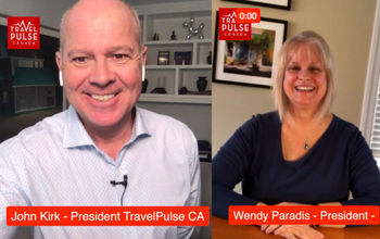 John Kirk Travel Expert with Wendy Paradis - President Association Canadian Travel Agents - ACTA