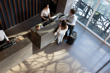 hotel lobby