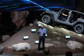 Detroit Auto Show 2022 Jeep Hill