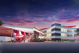 Las-Vegas-Formula-One-Paddock-Building