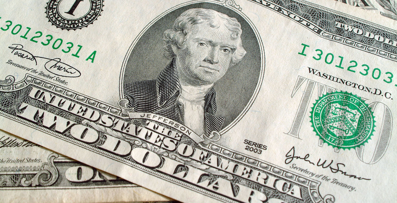 Two Dollars Government Travel Per Diem