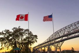 U.S. Canada border
