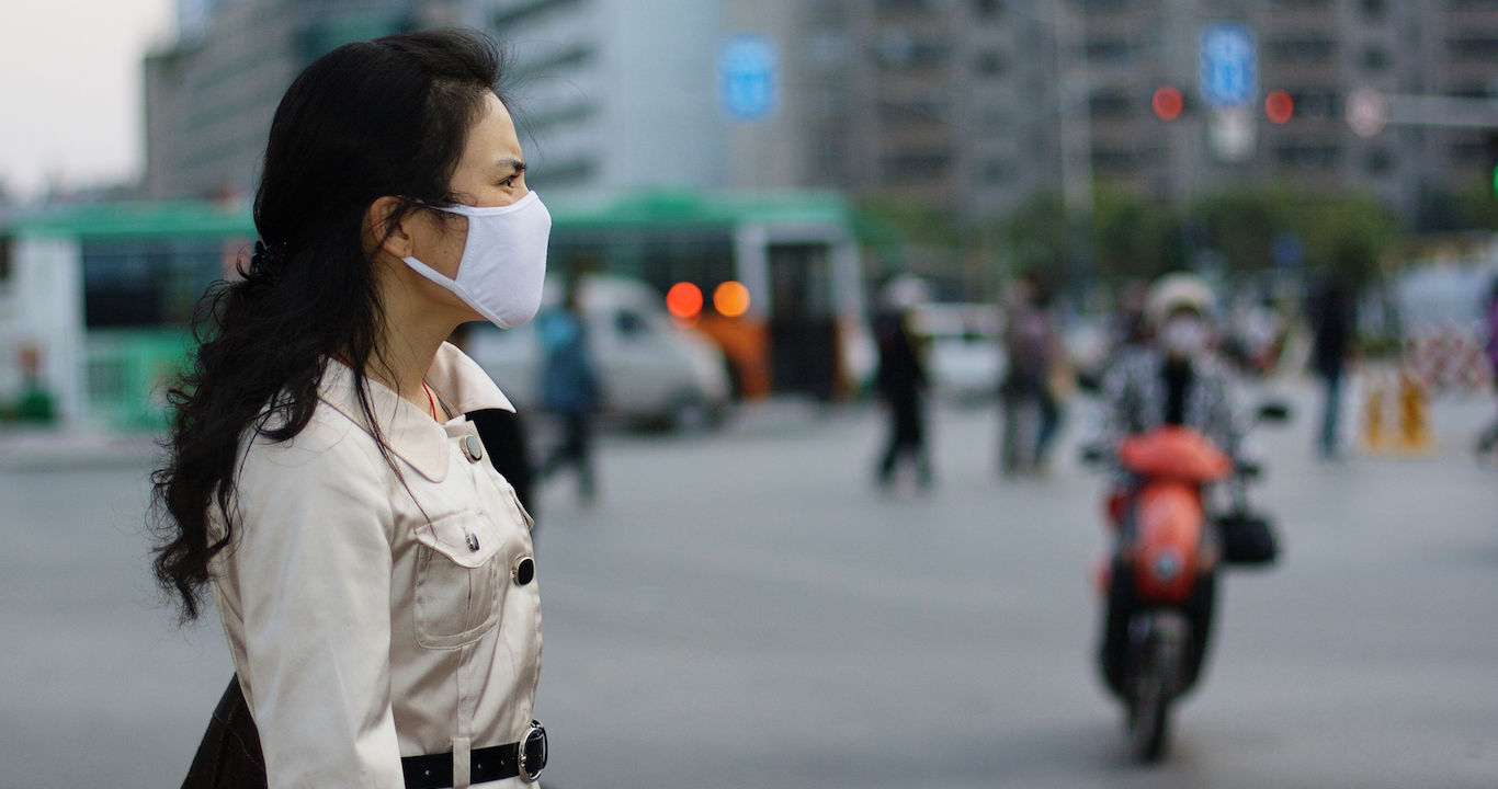 China Woman Facemask Epidemic Coronavirus