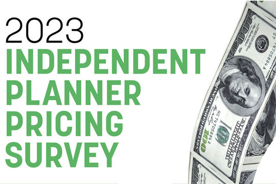 2023 Independent Planner Pricing Survey - 2