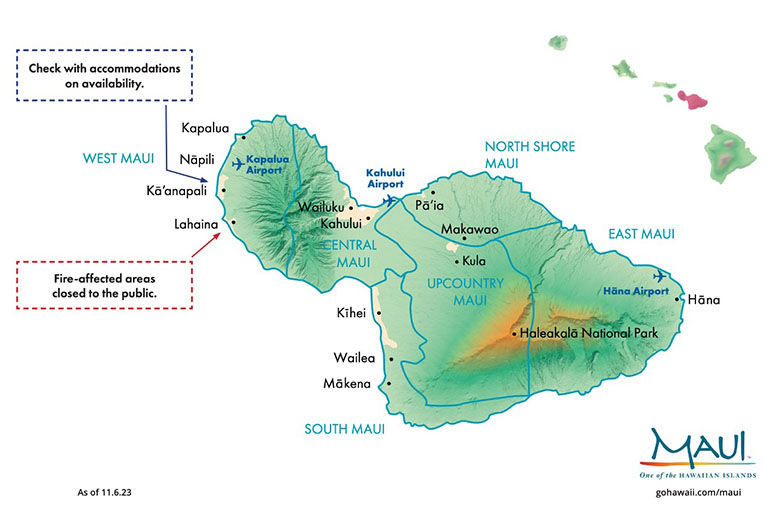Maui Recovery Map