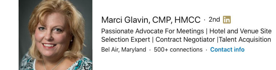 Marci Galvin, CMP, HMCC, associate regional vice president, HelmsBriscoe