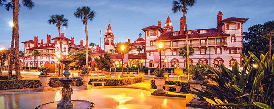 Evening falls on St. Augustine