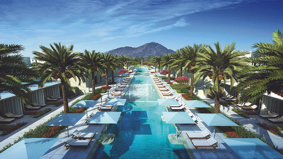 The 400-foot pool will be a signature sight at the Ritz-Carlton, Paradise Valley.