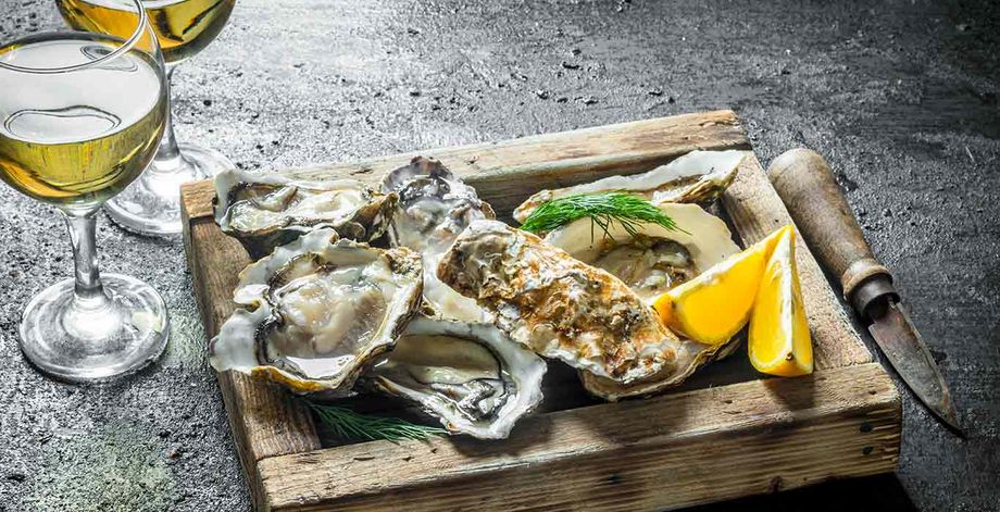 Oysters on the half shell