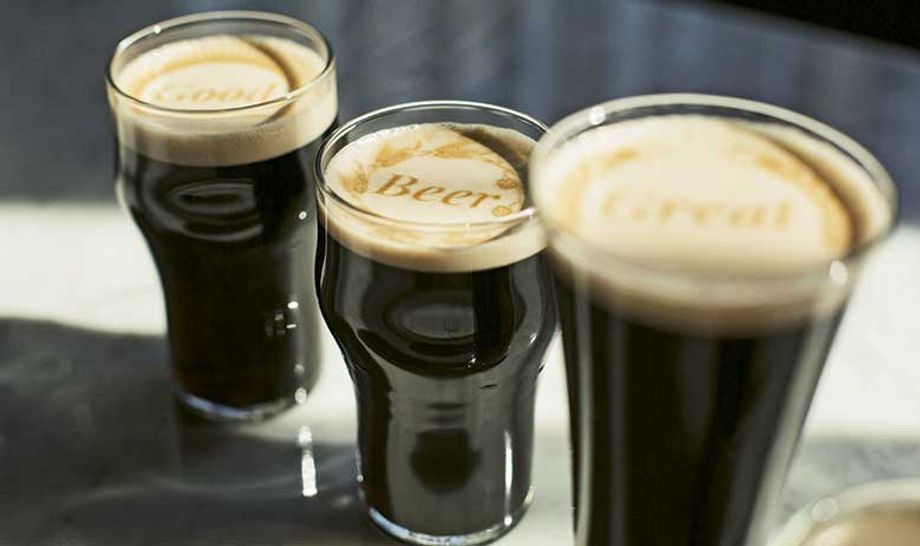 Give drinks the logo treatment.