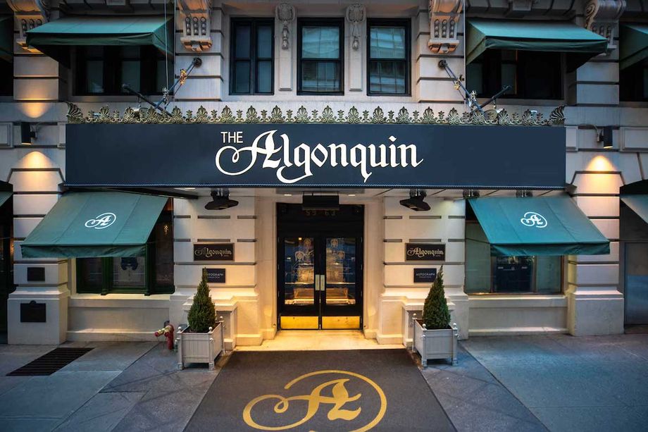 Members of the Algonquin Round Table are said to still wander the hotel halls.