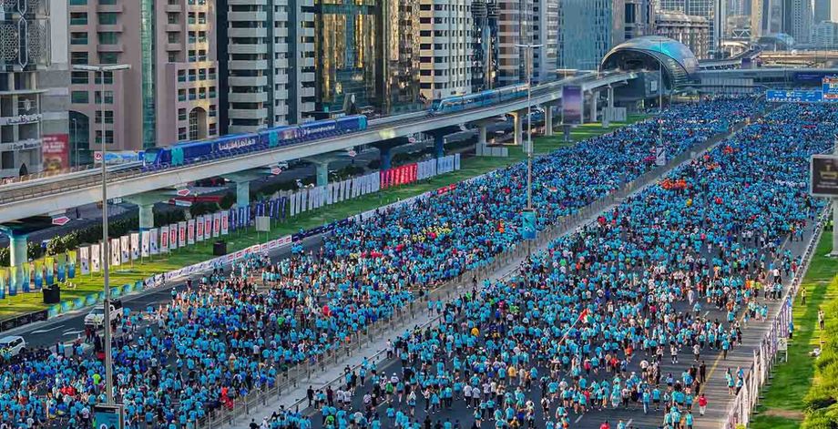 Dubai road race