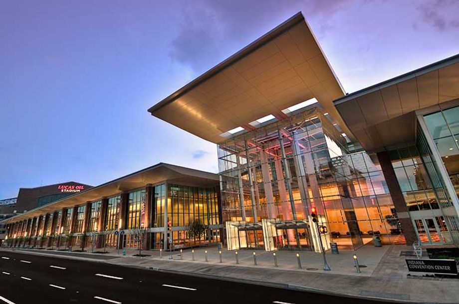The Indiana Convention Center is currently operating at 25 percent capacity.
