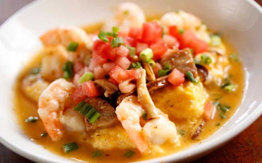 Shrimp and grits at Lafayette's