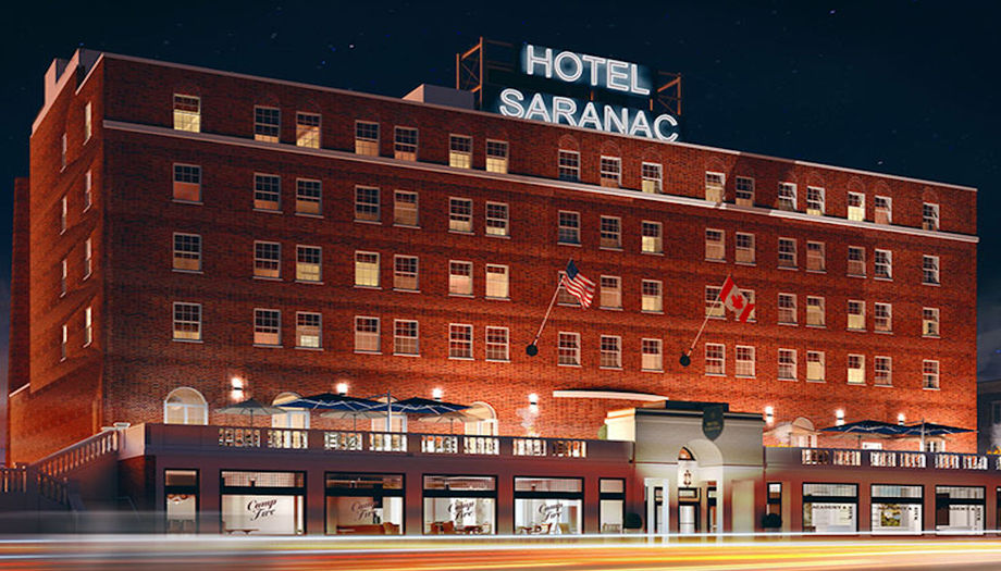 Various ghosts are said to haunt the historic Hotel Saranac, including a high school superintendent.