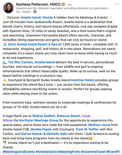 keshena-linkedin-post