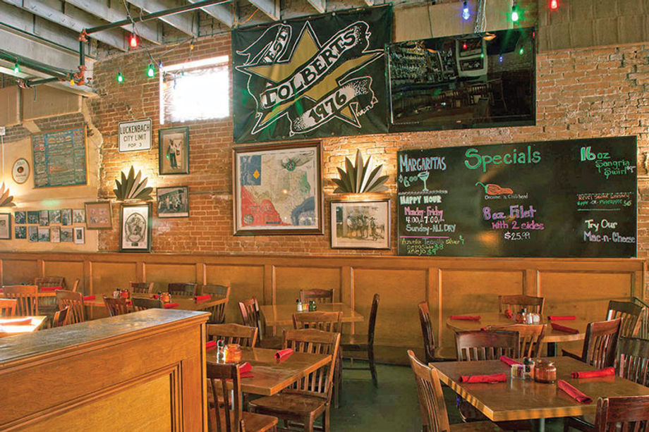 Turn up the heat at Tolbert’s Restaurant and Chili Parlor in Grapevine, Texas.