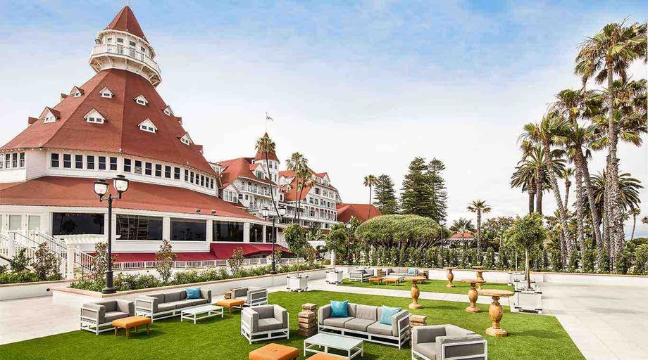 San Diego's historic Hotel del Coronado recently relaunched its elevated outdoor event space Vista Walk, which can host up to 900 guests.