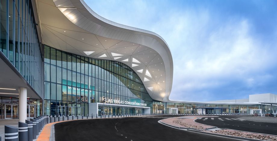 Las Vegas Convention Center Renovated Entrance