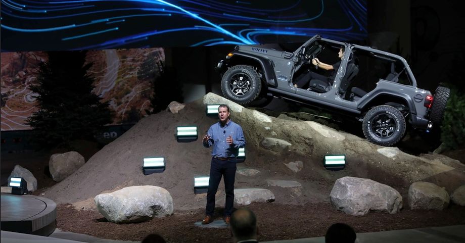 Detroit Auto Show 2022 Jeep Hill