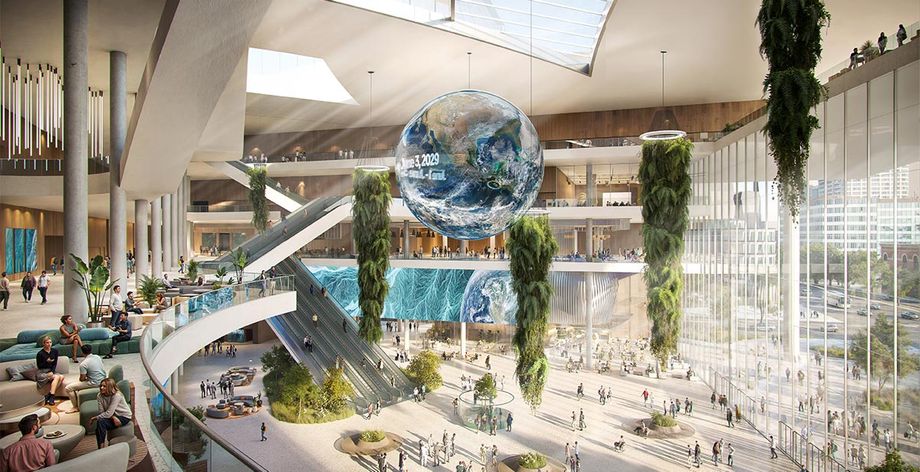 Kay Bailey Hutchison Convention Center Dallas rendering