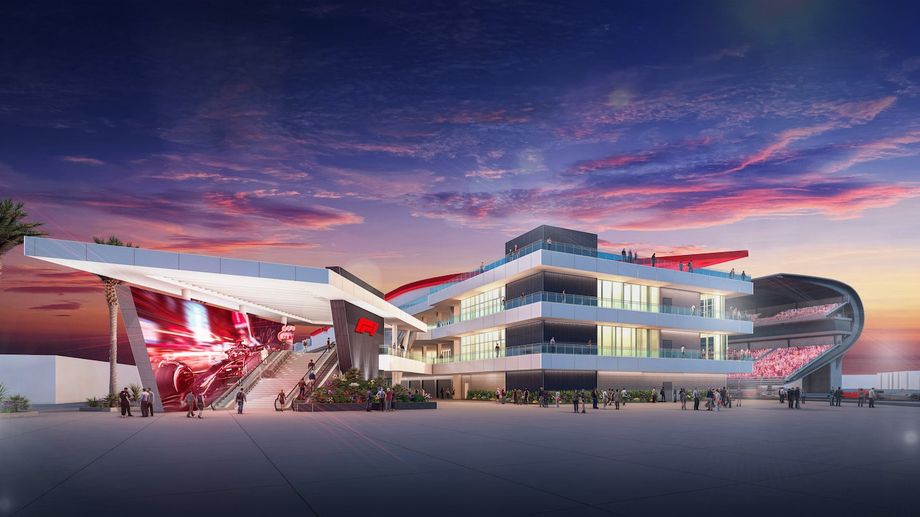 Las-Vegas-Formula-One-Paddock-Building