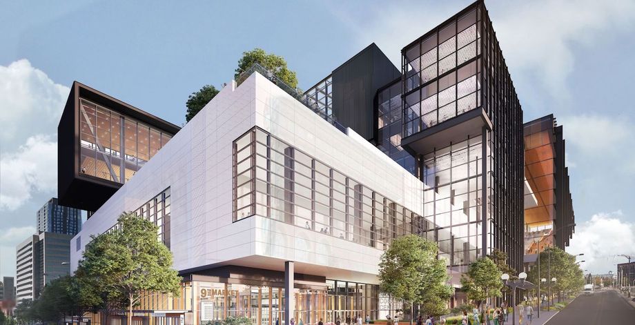 Rendering of the expanded Washington State Convention Center