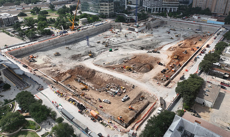Austin Convention Center construction site