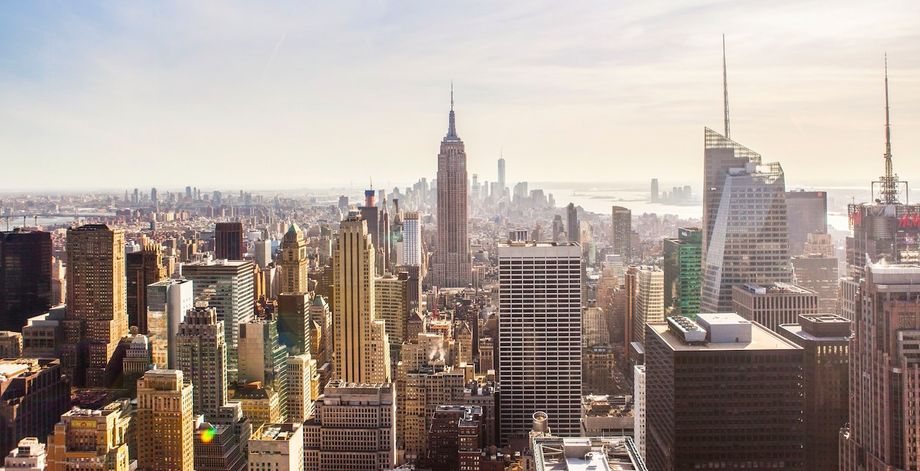 New York City Skyline Top of Rock