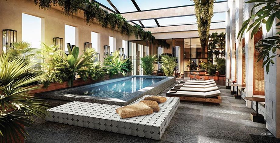 Rooftop Pool Fairmont New Orleans