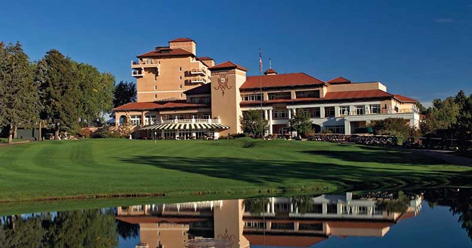 Golf shines in the foothills at the Broadmoor in Colorado Springs.