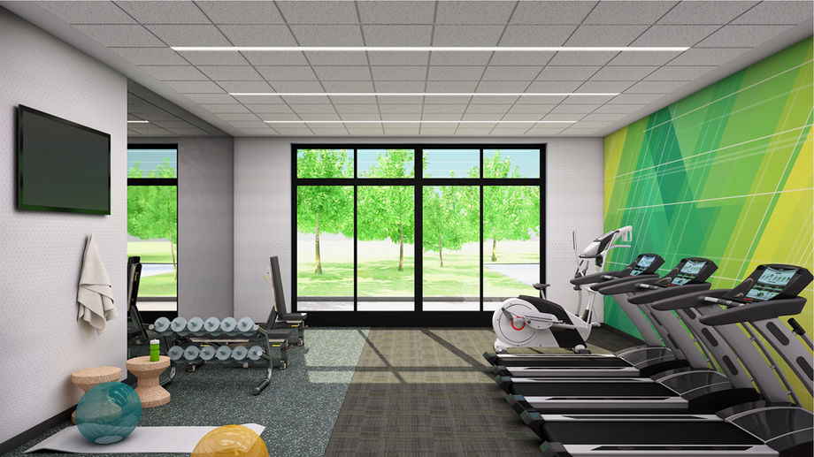 A rendering of the new renovations at the Holiday Inn Houston Intercontinental Airport.
