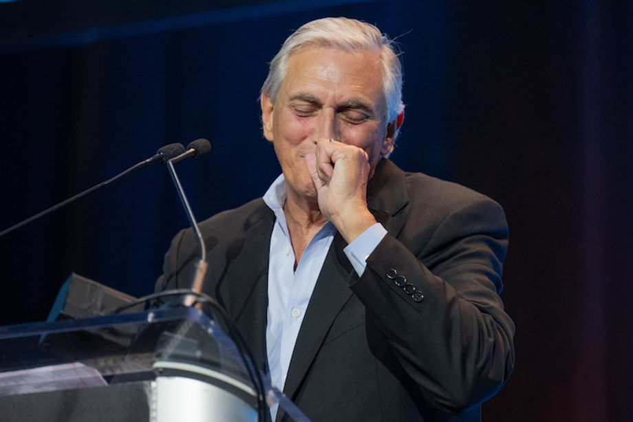 An emotional Butch Spyridon expressed his gratitude for a long and “lucky” career.