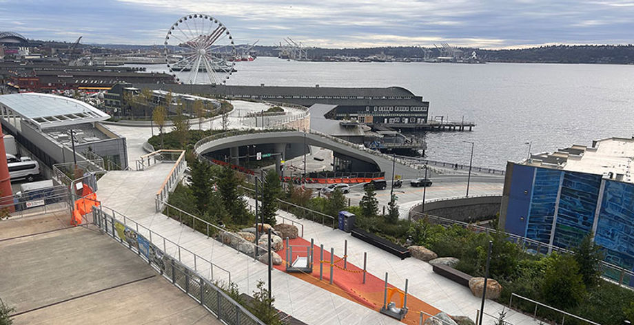 The new walkway that connects Pike Place Market to Seattle's waterside attractions