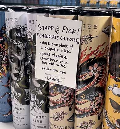 Sleeves of Bite Society's cookies