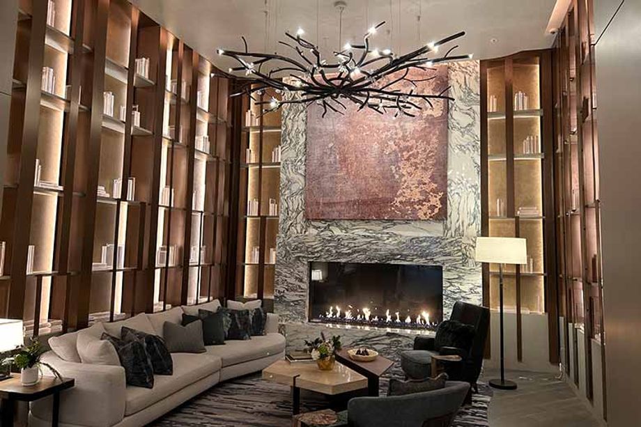 lobby library ritz-carlton portland