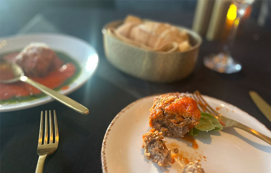 Wagyu meatballs La Stella Cucina Verace Dallas