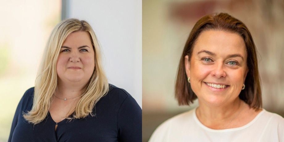 Jill Blood, vice president and deputy general counsel for Maritz; and Paula Rowntree, founder of the Business Events Network