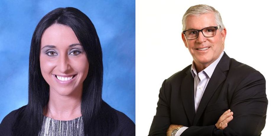 Emily Scheiderer, Director of Education, Sales, and Services; and Don Welsh, President and CEO of Destinations International