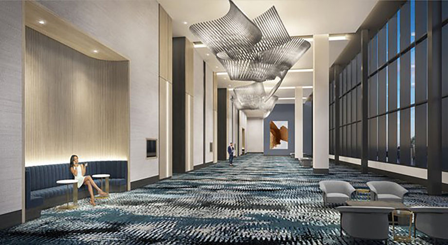 Loews Arlington pre-function space Loews Arlington pre-function space