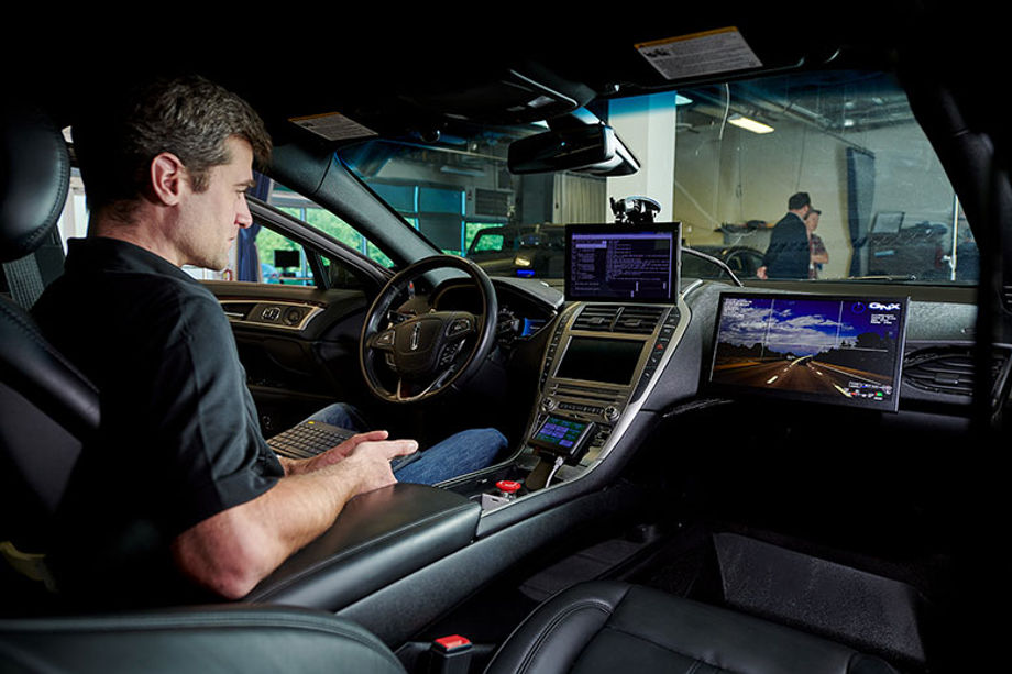 Ottawa is a world leader in connected and autonomous vehicles with more than 70 companies in its ecosystem – including Blackberry QNX, pictured above.