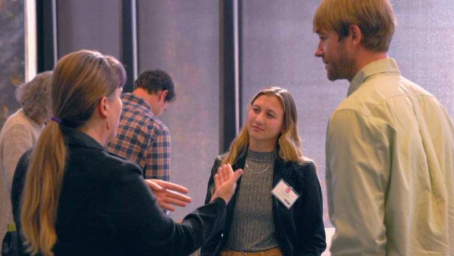 The symposium offered numerous opportunities for the exchange of ideas around climate science and building design.