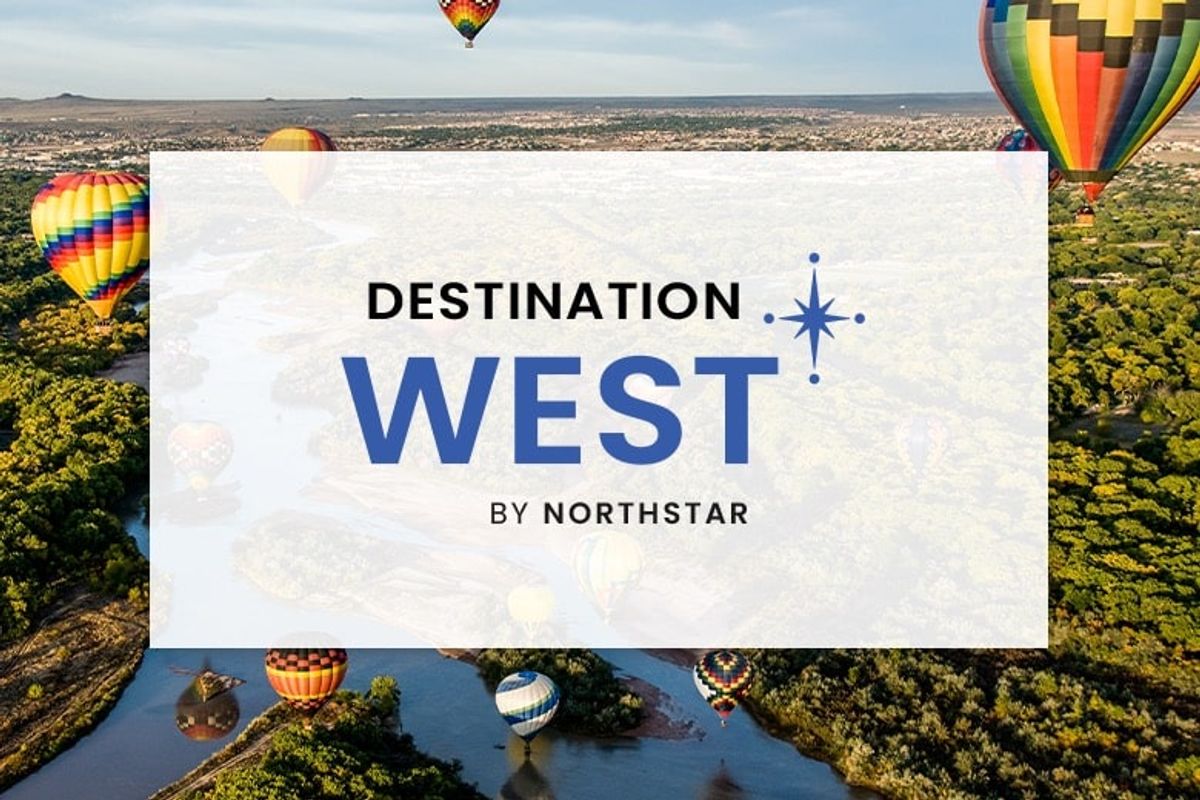 Destination West logo
