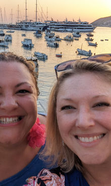 Liz Lathan and Nicole Osibodu