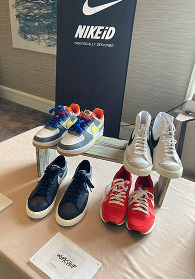 Nike shoe display