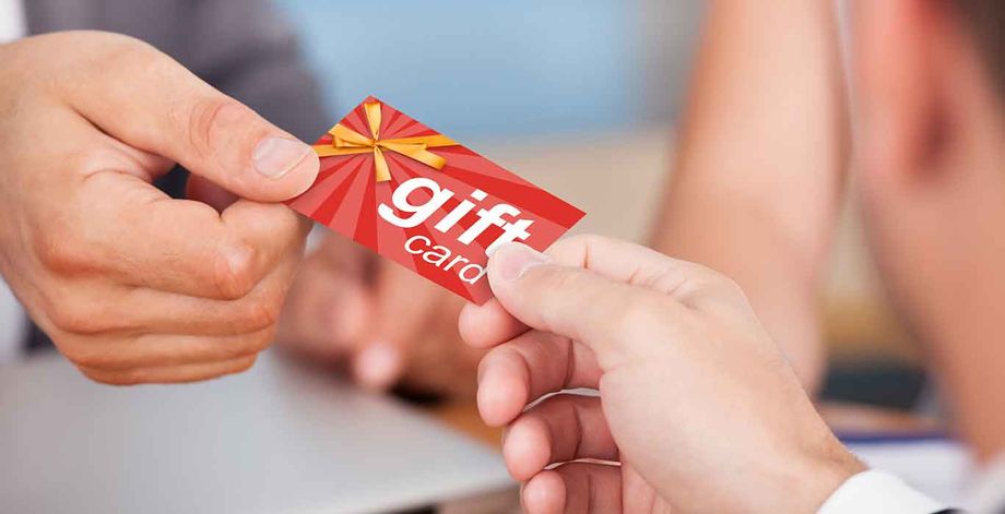   Incentives: Gift Cards