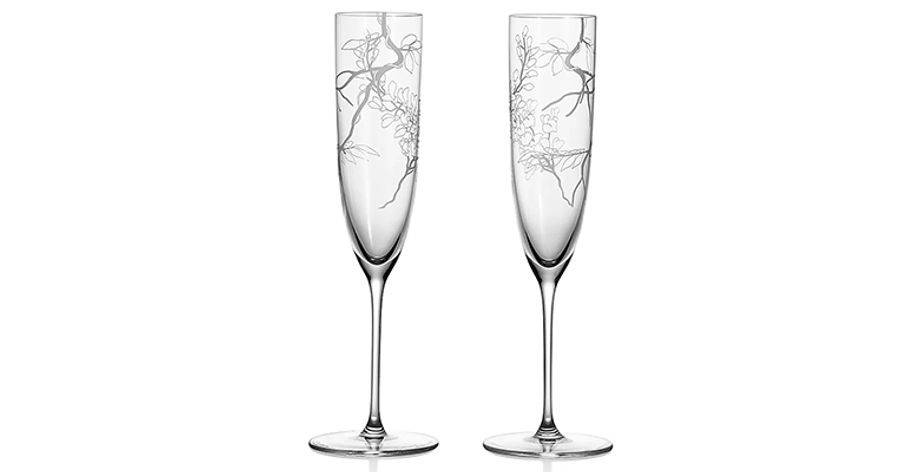 tiffany champagne flutes